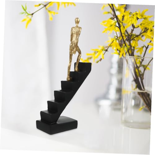 Statue décorative personne escalier pour étagère salon moderne - 6