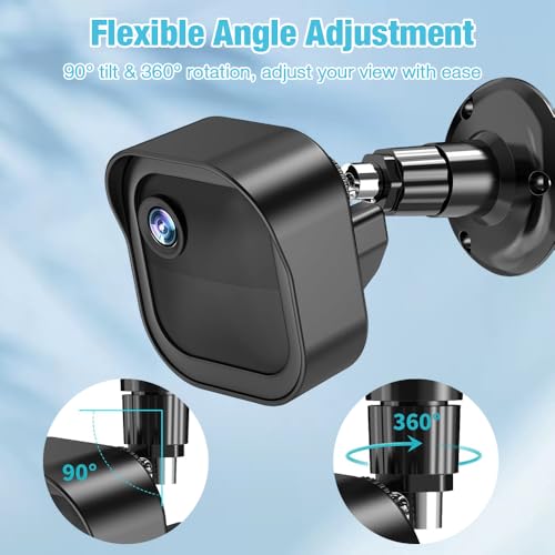2-Pack All-New Blink Outdoor 4 Camera Mount,Weatherproof Protective Cover and 360 Degree Adjustable Mount for Blink Outdoor Indoor Home Security Camera System, Suitable for 4th Gen&3rd Gen, Black - Image 2