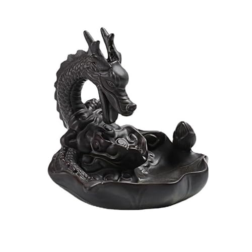 Incense Burner Backflow Incense Burner Ceramic Creative Ornaments Aromatherapy Censer(A)