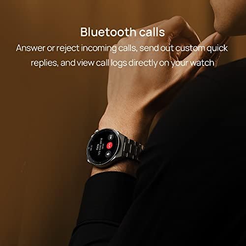 HUAWEI WATCH GT 3 Pro Smartwatch - Fitness Tracker and Health Monitor with Heart Rate, ECG & Blood Oxygen Monitoring - Long Lasting Battery Up to 2 Weeks - Sapphire Watch Dial - Bluetooth - 46" Black