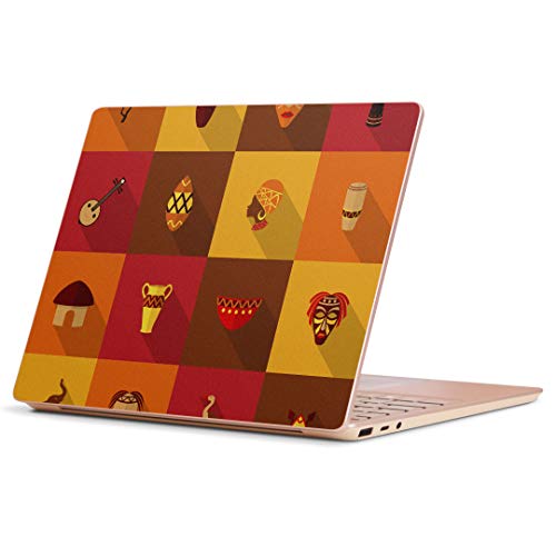 Surface Laptop Go 3/ Go 2 /Go �p �X�L���V�[�� igsticker �T�[�t�F�X ���b�v�g�b�v �S�[ �X�e�b�J�[ �J�o�[ �P�[�X 008551 ���j�[�N �� ���b�h ���� �A�C�R�� �͗l