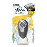 Glade Auto Sport Difusor, Aromatizante para Auto, Elimina Olores y Aromatiza Hasta Por 2 Meses, Aroma Citrus