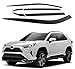 AUTOCLOVER Dark Smoked Side Window Vent Visor 6 Piece Set for Toyota RAV4 2020 / Safe RAIN Out-Channel Guard Deflector