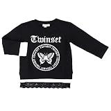 Otoño-Invierno 19 Luxury Fashion  Twin-Set Niñas 192GJ239102620 Negro Sudadera  Otoño-Invierno 19