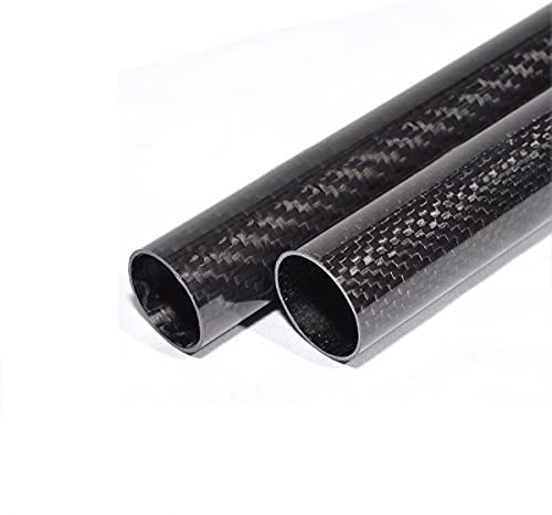 Tube Fibre de Carbone 3K Sergé Mat Ultra Rigide 50mm pour Alléger les Axes d'Imprimante 3D