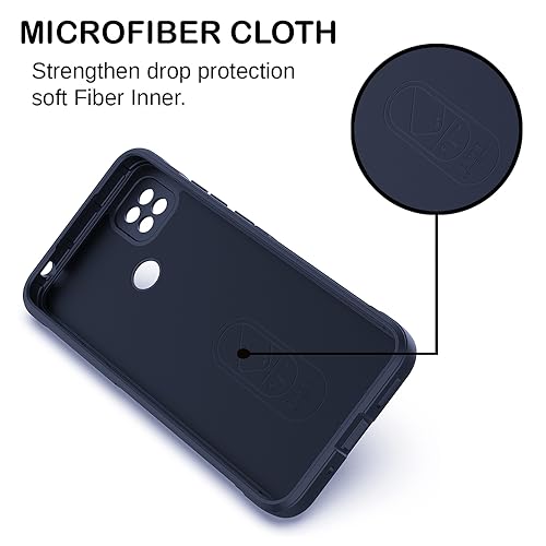 Image of amazon basics Basic Case for Mi Redmi 9 4G (Silicone Dark Blue)