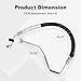 WMPHE Power Steering Pressure Hose Compatible with Nissan Murano V6 3.5L 2009 2010 2011 2012 2013 2014, Replacement for 3402528, 49720-1AA2A