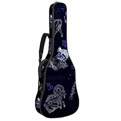 Hondank Housse pour guitare acoustique – Constellations – Signes du zodiaque – 1 cm d’épaisseur – Rembourrage étanche… - Les Beatles, Paul McCartney, John Lennon, RIngo Starr, George Harrison