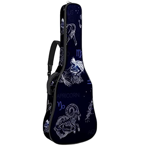 Hondank Housse pour guitare acoustique – Constellations – Signes du zodiaque – 1 cm d’épaisseur – Rembourrage étanche… - Les Beatles, Paul McCartney, John Lennon, RIngo Starr, George Harrison Hondank Housse pour guitare acoustique - Constellations - Signes du zodiaque - 1 cm d'épaisseur - Rembourrage étanche…