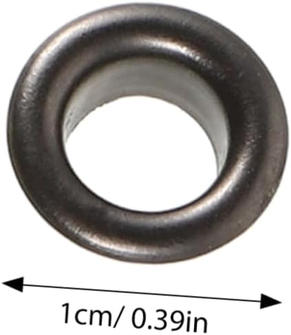DOITOOL 1set Hollow Metal Eyelets Kit for Leather Craft Includes Colors Essential Tools Storage Box Grommets for Clothing Bags Shoes and More