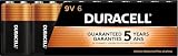 Duracell Coppertop 9V Battery, 6 Count (Pack of 1), 9 Volt with Long-Lasting Power, All-Purpose Alkaline 9V Battery for Household and Office Devices