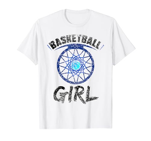 Pallacanestro Ragazza Hobby Basketballer Player Amante Maglietta