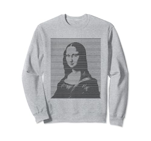Funny Mona Lisa Painting da Vinci Art Banda sonora Amante de la música Sudadera
