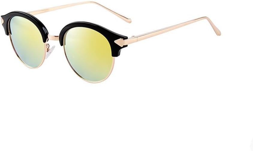 Retro couple polarized sunglasses metal arrow TR90 round frame sunglasses tide 9552