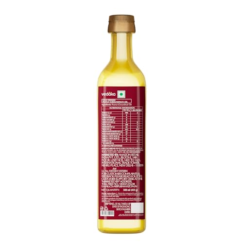 Image of Vedaka Cold Pressed Peanut Oil, 500ml (Pack of 3)