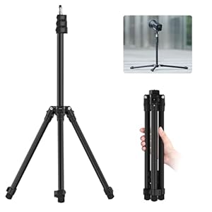 Ulanzi TT43 Extendable Photography Light Stand, Adjustable 6.23ft Aluminum Light Tripod, Reversible Portable Studio Lighting Tripod for Continute Output Lighting/Strobe Light/Webcams/Cameras/Softbox