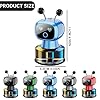 Smart Car Air Fresheners AI Robot Automatic Auto Sleep/Wake Up Car Diffusers for Essential Oils Diffuser Diffuser Accessories Perfume Aromatherapy Spray Car Diffuser Decor (blue) #2