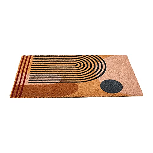 Main + Mesa Geometric Coir Doormat #TOP4