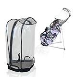Regency Golf Bag Rain Hood - Eco-Friendly, Universal Fit, Durable & Quick Access Club Protector (Medium, PureBlack)