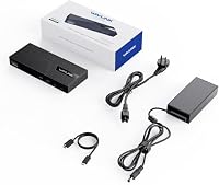 WAVLINK Triple Displaylink Dockingstation mit 100W PD, 15-in-1 USB-C Laptop Dockingstation, kompatibel mit New MacBook Neo, Dell, Asus, 1x 4K HDMI, 2X HDMI&DP, 2X USB-C, 4X USB-A, Gigabit Ethernet – Ansicht 8