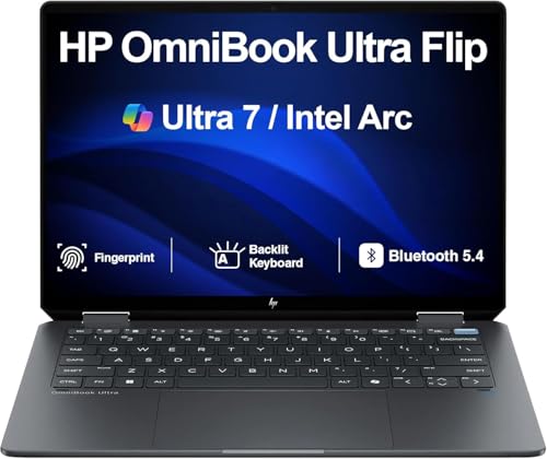 HP OmniBook Ultra Flip 2-in-1 Laptop 14.0" OLED Touchscreen 2.8k Display