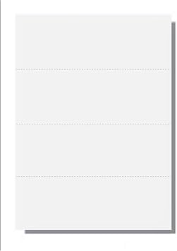 Federal Security Mandated 5-Feature Laser-Print Business Forms w Triple Hrz Perforations, Off-White 8.5" x 11" 24-lb Paper SGP-24-R - Case of 2500 Sheets
