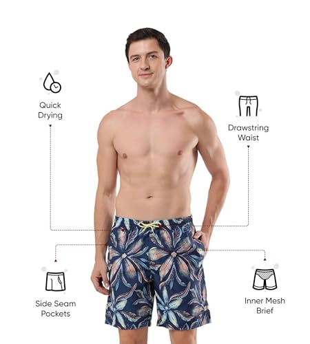 Image of Speedo Men's Recycled Polyster Printed Leisure Watershorts