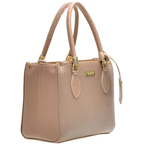 Kit Bolsa Feminina 3 Peças Quadrada Média Baú e Carteira Chocolate 20018 - Duart's