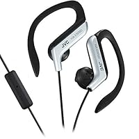 JVC HAEBR80S Sports Clip Headphones (Silver), One Size