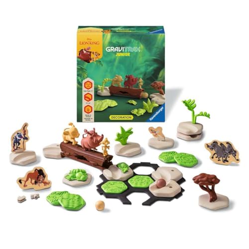 Ravensburger Gravitrax Junior Extension Disney Lion King 23862 - Pista Di Marmotta Per Bambini Dai 3 Anni In Su, Con Personaggi Del Re Del Mondo Del Leone, Giocattolo Dai 3 Anni In Su - 5