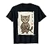 Samurai Kitten Japanese Anime Funny Cat Gifts Men Women Kid T-Shirt