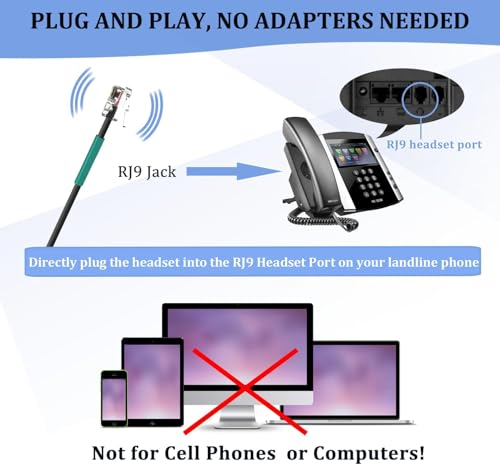 Auriculares telefónicos RJ9 para puestos de atención al cliente y centralitas 3