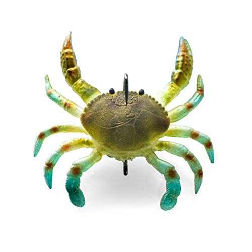 Chasebaits 2.95" Smash Crab Jr Fishing Lure, Atlantic Blue #TOP3