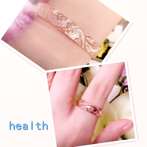 Longrn-Pure Copper Magnetic Ring & Bracelet Adjustable Size For Women #TOP1