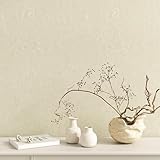 VEELIKE Cream Beige Concrete Wallpaper Peel and Stick Textured Plaster Limewash Wallpaper for Bedroom Japandi Decor 15.7''x118'' Removable Self Adhesive Concrete Contact Paper for Countertops Walls