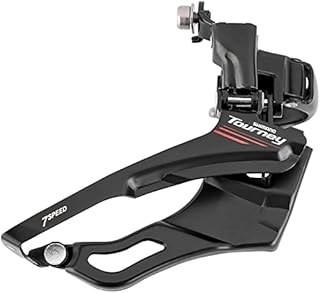 Shimano Tourney/TY FD-M190 Top Swing Hybrid Front Derailleur - Black, 7/8 Speed