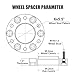 FLYCLE 6x5.5 Hubcentric Wheel Spacers for 2024 2025 Tacoma with M14x1.5, 1.5 inch 6x139.7mm Wheel Spacer 95.2mm Center Bore for 2022-2025 Tundra,2023-2025 Sequoia,2021-2024 LX600,2023-2024 GX