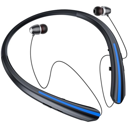 Neckband Bluetooth Headphones 2026, IPX5, Dual Device, 22H