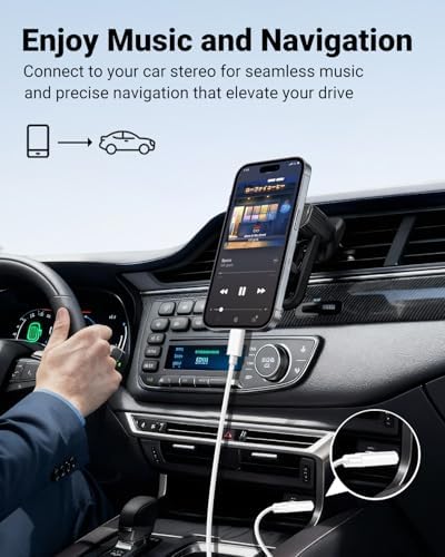 Seulliya USB C to 3.5mm Audio Aux Jack Cable, Aux Cord for iPhone 17, Type C to 3.5mm Headphone Car Stereo Cord Compatible with iPhone 17/16/15 Pro Max, Samsung Galaxy S23 S22 Note 20, Pixel 5 XL — view 4