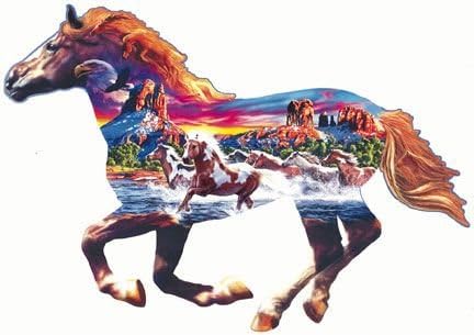 SunsOut Sedona Gallop 800 Piece Jigsaw Puzzle