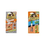 【セット買い】KURE(呉工業) ゴリラグルー クリア 51ml 強力多用途接着剤 1770 + ゴリラ スーパーグルー ジェル 3g 強力瞬間接着剤 1772