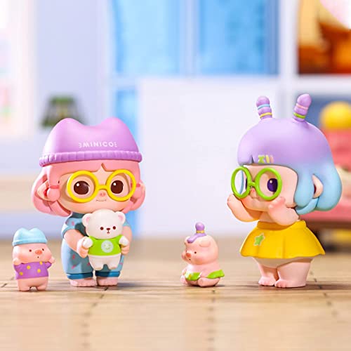 POP MART Kawaii Figures Minico Fantasy World Series 3 PC, Cute Kawaii Mini Toy Figures Gift Collectibles Dolls Vinyle Toy Action Figures-3 Box