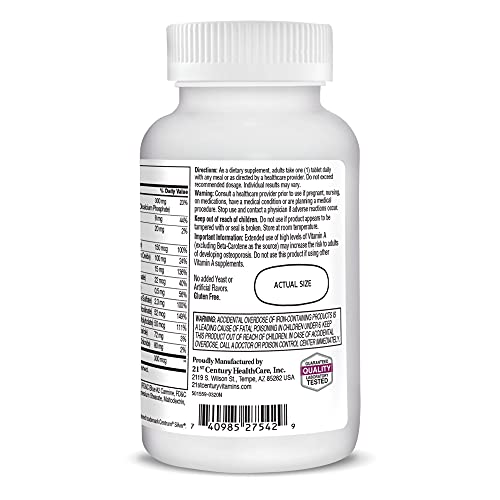 Sentry Senior Women Mulher +50Anos Multivitamínico 100 Tabletes 21st Century