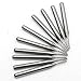 JIUWU 1.0mm Tungsten Steel Carbide PCB CNC End Mill Engraving Bits Milling Machine Pack of 10