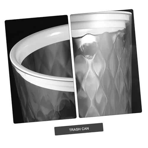 Caneca de basura rectangular transparente de PET 1 ml miniatura 4
