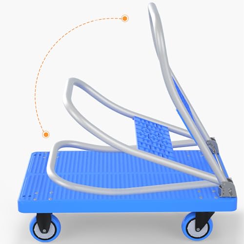Carretilla plegable de acero 200 kg 73x46 cm miniatura 3