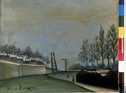 Impression d'affiches Henri Rousseau art portrait décoration murale affiche toile 60x90cm