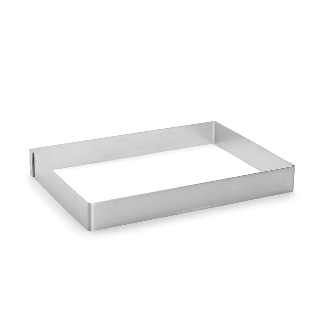 DE BUYER -3015.36 -cadre a entremets inox 36x26x4.5, Argent