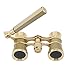 OPO Opera Theater Horse Racing Glasses Binocular Telescope With Handle (Gold with Gold Trim) 3X25
