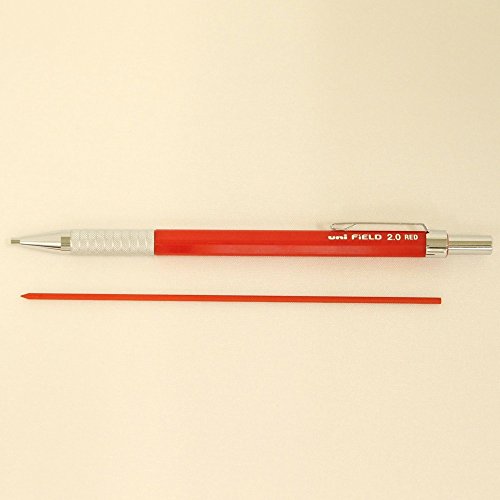 Uni Mechanical Pencil, Field, 2.0Mm, Red Lead (M207001P.15) #TOP1